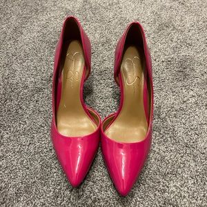 Jessica Simpson Hot Pink JP-Lovvey Heels sz 8